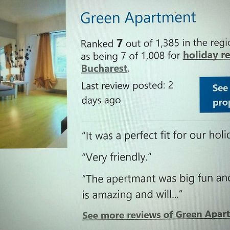 Green Apartment 6 Bukarest Exteriör bild